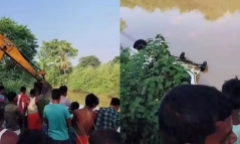 Tài xế nghi ngủ gật để xe chở khách dự tiệc cưới lao xuống kênh, 3 người trong một gia đình tử vong ở Ấn Độ