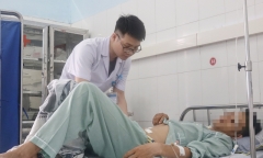 Người đàn ông vỡ bàng quang vì thú vui nhiều