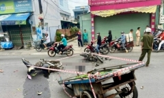 Tin tức tai nạn giao thông mới nhất ngày 31/7: Xe máy tông vào xe lôi tự chế, 2 người thương vong