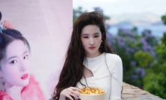 Lưu Diệc Phi đăng ảnh quảng bá 