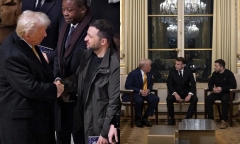 Ông Biden có động thái bất ngờ ngay sau cuộc gặp giữa ông Trump và ông Zelensky tại Pháp