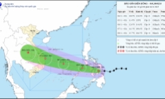 Bão KALMAEGI di chuyển nhanh, cường độ rất mạnh, dự kiến thời điểm đổ bộ Biển Đông