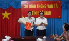 Ông Dư Minh Hùng được bổ nhiệm giữ chức Giám đốc Sở Giao thông Vận tải Cà Mau