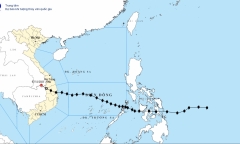 Bão số 13 Kalmaegi suy yếu thành vùng áp thấp