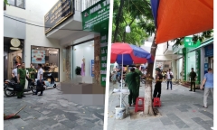 Hiện trường vụ người phụ nữ bị chồng cũ đâm ở Vĩnh Phúc