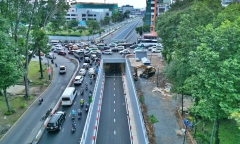 TP.HCM: Thông xe hầm chui 