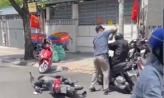Công an bắt khẩn cấp Nguyễn Thanh Sơn vô cơ hành hung người đi đường ở TP.HCM
