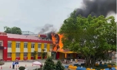 Khống chế đám cháy tại bệnh viện trẻ em ở Hải Phòng