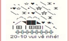 Những tin nhắn hình 20/10