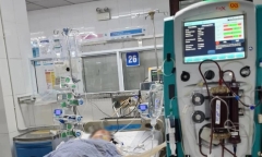 Cứu sống người phụ nữ 47 tuổi bị sốc nhiễm khuẩn nặng bằng kỹ thuật lọc máu với màng lọc
