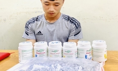 Nam thanh niên bị bắt giữ khi đang chuẩn bị giao gần 3.000 viên ma tuý