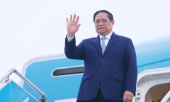 Thủ tướng Phạm Minh Chính lên đường dự Hội nghị cấp cao kỷ niệm 50 năm quan hệ ASEAN - Nhật Bản