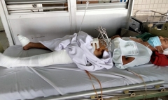 Công an xã nguy kịch khi vây bắt kẻ cướp manh động: Hoàn cảnh gia đình khó khăn