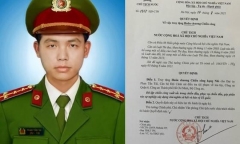 Truy tặng huân chương cho Đại úy công an hy sinh khi làm nhiệm vụ ở TP.HCM