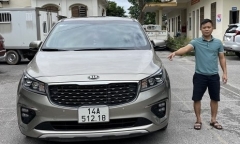 Tài xế vi phạm tăng ga bỏ chạy, trung úy công an bị hất lên nắp capo khai gì?