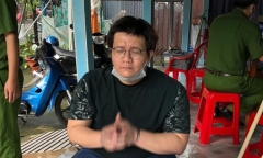 Hé lộ hình ảnh của Nhâm Hoàng Khang khi bị bắt