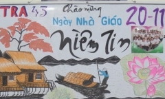 Top 7 lời ngỏ báo tường hay và xúc động nhất ngày 20/11