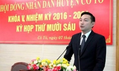 Xem xét khai trừ Đảng đối với Bí thư kiêm Chủ tịch huyện Cô Tô