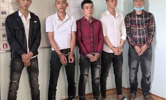 Phú Yên: Bắt tạm giam 5 đối tượng về hành vi giữ người trái pháp luật