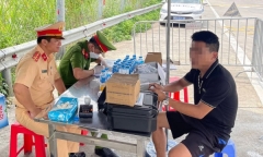 Tài xế dương tính với ma túy trên cao tốc Pháp Vân - Cầu Giẽ bị phạt 35 triệu đồng