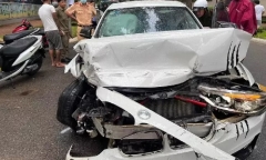 Tin tức tai nạn giao thông mới ngày 8/8: Không có bằng lái, thanh niên điều khiển ôtô tông loạn xạ