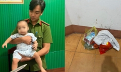 Vụ bé trai 8 tháng tuổi trong vườn cao su: Bị bỏ nằm dưới đất, lót bằng lá cây