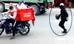 Vụ dùng súng cướp ngân hàng táo tợn ở Đồng Nai: Camera ghi lại gì?