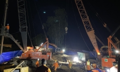 Vụ bé trai 10 tuổi bị lọt xuống trụ bê tông 35m: Công an đang thụ lý theo thẩm quyền