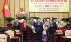 Bà Vũ Thu Hà được bầu giữ chức Phó Chủ tịch UBND TP.Hà Nội