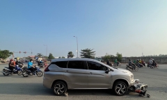 Vụ ô tô tông hàng loạt xe máy đang dừng đèn đỏ: Tài xế không tỉnh táo khi làm việc với công an