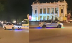 Vụ ô tô drift trước Nhà hát Lớn Hà Nội: Công an tạm giữ phương tiện
