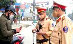 CSGT xử phạt gần 50.000 trường hợp vi phạm, phạt tiền 1,2 tỷ đồng
