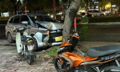 Làm rõ vụ tài xế taxi công nghệ lao vào gốc cây rồi hô hoán bị cướp