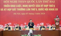 Hội nghị toàn quốc triển khai luật, nghị quyết mới được Quốc hội thông qua