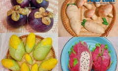 Bánh bao hóa rau củ quả dưới bàn tay “phù thủy” của cô nàng 9x, giống thật đến mức khó tin