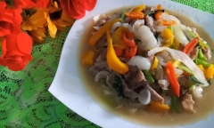 Thịt bò xào chôm chôm cực mới lạ