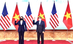 Thủ tướng Phạm Minh Chính tiếp Phó Tổng thống Hoa Kỳ Kamala Harris