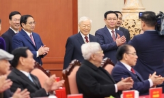 Tổng Bí thư Nguyễn Phú Trọng chúc Tết lãnh đạo, nguyên lãnh đạo Đảng, Nhà nước nhân dịp Xuân Quý Mão
