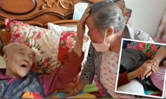 Cụ ông từ biệt vợ trên giường bệnh sau lễ kỷ niệm ngày cưới: 