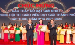 Hà Nội: 179 giáo viên dạy giỏi cấp thành phố được tuyên dương, khen thưởng 