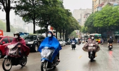 Miền Bắc đón mưa nhỏ rải rác vào ngày khai xuân