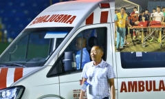 Thủ môn CLB Sông Lam Nghệ mất trí nhớ tạm thời sau cú va chạm 