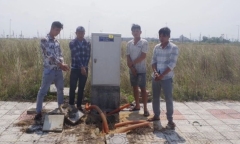 Băng nhóm chuyên trộm thiết bị điện liên tỉnh đã sa lưới