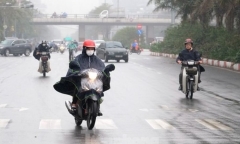 Tin tức dự báo thời tiết hôm nay 25/3: Hà Nội mưa phùn trở lại, trời nhiều mây âm u