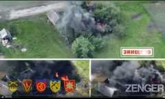 Video: Ukraine tuyên bố phá hủy đoàn xe tăng và xe bọc thép của Nga ở Lugansk 