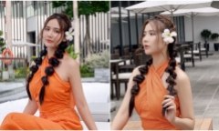 Hình ảnh gây sốt của Phan Minh Huyền trong kỳ nghỉ xả hơi sau “Thương ngày nắng về”