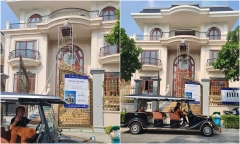 Hé lộ hình ảnh biệt thự đang hoàn thiện của vợ chồng Việt Hương 