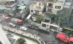 Cháy bồn xử lý nước thải chung cư ở TPHCM, sơ tán nhiều học sinh 