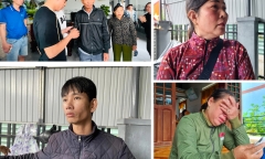Chìm tàu câu mực, 15 ngư dân mất tích: Người thân đẫm nước mắt, thất thần hướng về phía biển ngóng tin 