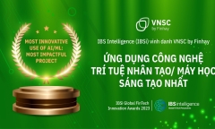 VNSC by Finhay là nền tảng đầu tư ứng dụng AI/ML sáng tạo nhất từ giải thưởng Công nghệ Fintech Toàn cầu IBSi 
